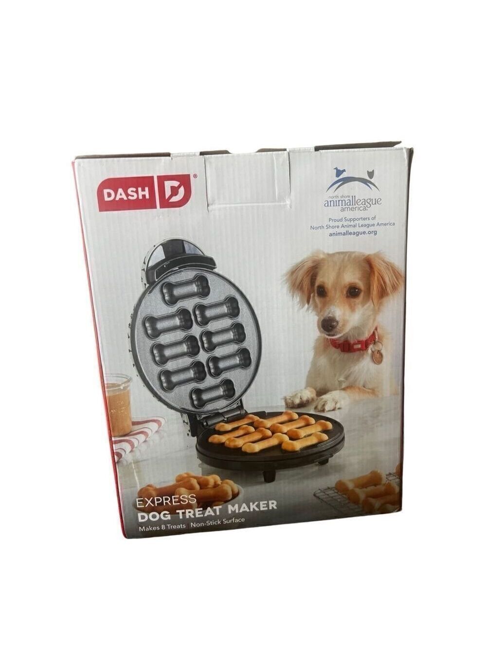 Dash Express Dog Treat Maker / New in Box / Makes 8 Treats at Once